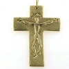 Billede af Vedhæng kors med Jesus, 30*42 mm., 14 kt.