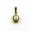 Billede af Vedhæng massivt sv. kp. 4-4½ mm 14 kt facon 2,3 gr (prisen er excl. guld)
