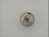 Billede af Kuglelås 13 m/m. 14 kt. ½ gul-½ hvid....