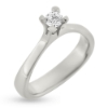 Billede af "Hill" ring i hvidguld