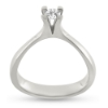 Billede af "Hill" ring i hvidguld