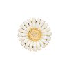 Billede af Lund Copenhagen Marguerit broche forgyldt sølv - 36mm