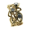 Billede af Ring 14 kt. med 3 brillianter