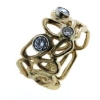 Billede af Ring 14 kt. med 3 brillianter