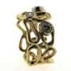 Billede af Ring 14 kt. med 3 brillianter