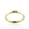 Billede af Alliancering, 1 pink safir 0,02 ct. 14 kt.
