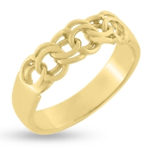 Billede af Ring med bismark led i 8 kt. (faconpris + 4,0 gr. 8 kt. - ekskl. guld)