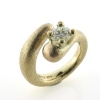 Billede af Ring 14 kt. med brilliant
