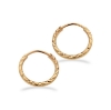 Billede af Creoler facet 13 mm. 8 kt.