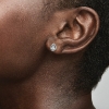 Billede af Pandora Funklende Pear Halo øreringe sølv m. cz