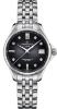 Billede af Certina DS Action dameur stållænke sort skive dato safirglas 35,5mm. 20bar