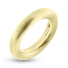 Billede af Ring, 5 mm. 3/4 rund tråd, massiv,  8 kt. faconpris 17,4 gr. (prisen er excl. guld)