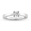 Billede af Dream Delux ring med syn. zirk. 4,0 mm. i sølv