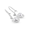 Billede af Ørestik hængere perle, sv. 2* 4-4½ mm. 14 kt. hvg.