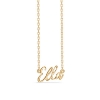 Billede af Studio Z "Name Tag - ELLA" halskæde forgyldt sølv (40-45 cm)