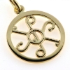 Billede af Vedhæng med monogram 14 kt. 