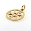 Billede af Vedhæng med monogram 14 kt. 
