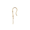 Billede af *STINE A ørering Hook With Golden Reflection Moon forgyldt sølv (1 stk.) - LEFT