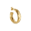 Billede af Jane Kønig Big Bruised Heart Hoop ørering forgyldt sølv (1 stk)