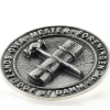 Billede af Lands over mester foreningen, emblem, LOMF Loge, dia. 28 mm, (prøve, kan ikke købes) 925s sølv oxyd