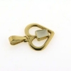 Billede af Tand vedh. hjerte 8 kt. facon 1,7 gr