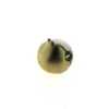 Billede af Kuglelås 10 m/m. ½ 8 kt. - ½ 925s. silkemat