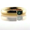 Billede af Ring med smaragd 6*4 mm. 14 kt.