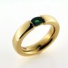 Billede af Ring med smaragd 6*4 mm. 14 kt.