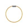 Billede af Mads Z Black Sun armbånd, orange m. sølvlås 
