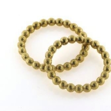 Billede af Vielsesringe kugler hele vejen rundt, br. 2,7 mm. massiv 8 kt. Billede af Vielsesringe kugler hele vejen rundt, br. 2,7 mm. massiv 8 kt.