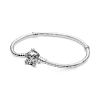 Billede af *Pandora Disney slange armbånd med askepot græskar og klare zirkonia sølv (18 cm)