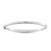 Billede af Armring med chener & lås, 1* 0,03 w/vs. 14 kt. hvg.