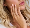 Billede af Spirit Icons ring Chic sølv forgyldt blank cz str 48-60