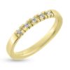 Billede af Alliancering i 14 kt. m. diamanter 5* 0,02 w/vs.