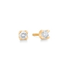 Billede af Mads Z 14 kt. ørestik "Crown" m. 0,30ct. brill. W. VS