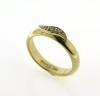 Billede af Ring m. 3 brill. a 0,01 w/vs. 14 kt.....