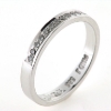 Billede af Ring fattet med  15 brill. a 0,01 w/vs. 14 kt. hvg.