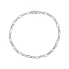 Billede af WiOGA Siwa armbånd sølv (17-18,5cm)