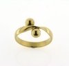 Billede af Ring m. 2 stk. 4,5 m/m. kugler..........