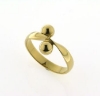 Billede af Ring m. 2 stk. 4,5 m/m. kugler..........