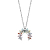 Billede af *Spirit Icons Empress halskæde sølv m. multifarvede cz (45 cm)