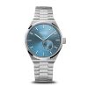 Billede af Bering Automatic Dameur stål lænke blå skive 10bar 35mm