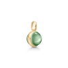 Billede af Julie Sandlau Primini Green Amethyst vedhæng forgyldt sølv grøn krystal