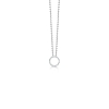 Billede af Mads Z "Diamond Halo" 14 kt. hvidguld vedhæng m. ialt 0,13 ct. w/si brillanter ekskl. kæde 