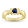 Billede af Ring i 8 kt m. safir 5 mm