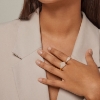 Billede af *ENAMEL Copenhagen Sparkling Mary ring forgyldt sølv m. zirkonia