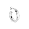 Billede af Jane Kønig Big Bruised Heart Hoop ørering sølv (1 stk)