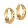 Billede af ENAMEL Copenhagen Nela Hoops 20 mm øreringe forgyldt sølv 