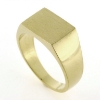 Billede af Herrering massiv lukket bund, plade 10*14 mm.