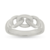 Billede af Loge ring, 14 kt. hvidguld